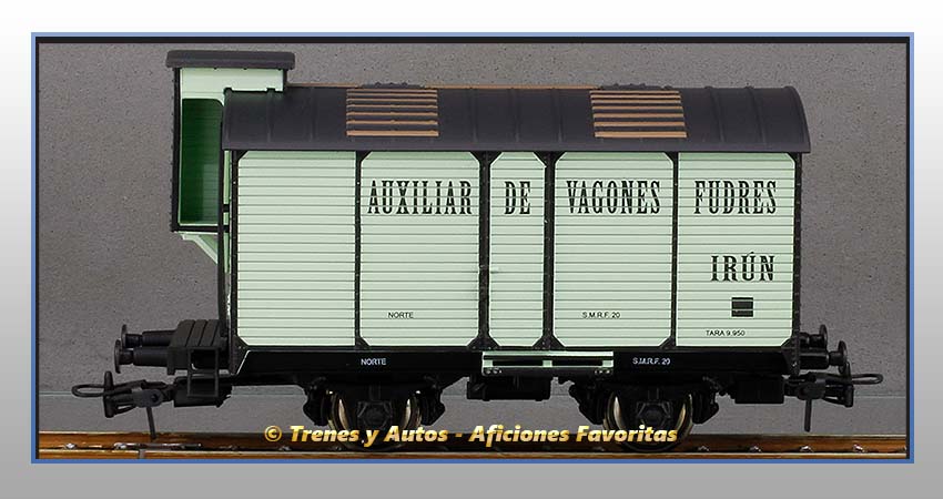 Vagón transporte de vino "Auxiliar de Vagones Fudres" - Norte